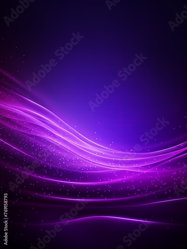 dark background illustration with purple fluorescent lines, in the style of realistic purple skies, rollerwave