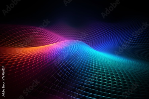 diffuse colorgrate background, tech style, black colors only