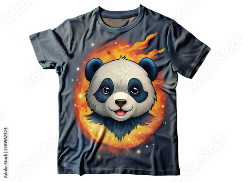 panda design on t shirt
