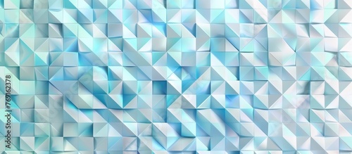 Abstract Light Blue Geometric Pattern with Gradient for Business Design.