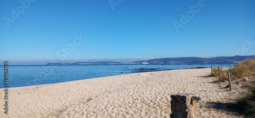 Playa de Samil en Vigo, Galicia