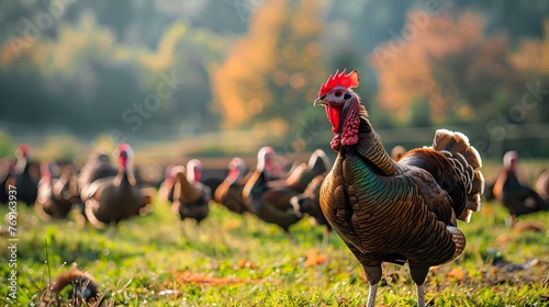  Turkey in the Farmyard