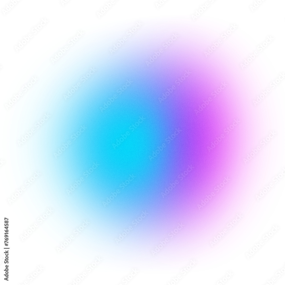 Obraz premium Holographic blurry gradient shape on transparent background