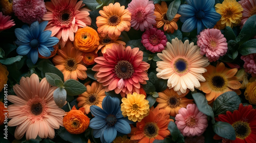 Background of colorful blossoming flowers with gentle petals and pleasant aroma growing in garden. --ar 16:9 --style raw --stylize 750 Job ID: d6c4a8c0-b822-492e-8eaa-099fdc996ebf Background of colorful blossoming flowers with gentle petals and pleasant aroma growing in garden. --ar 16:9 --style raw --stylize 750 Job ID: d6c4a8c0-b822-492e-8eaa-099fdc996ebf