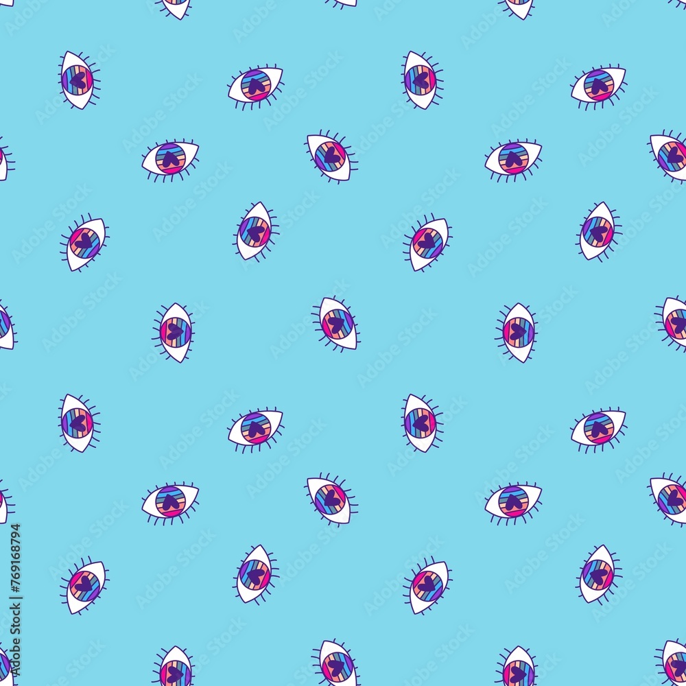 Lgbt rainbow eyes seamless pride pattern for wrapping paper and fabrics and summer print and party accessories Lgbt rainbow eyes seamless pride pattern for wrapping paper and fabrics and summer print and party accessories