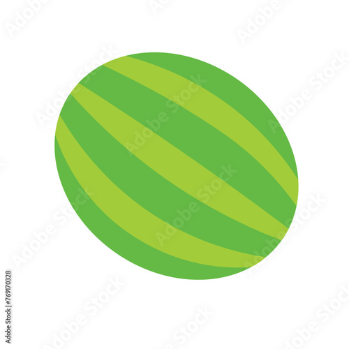 color isolated watermelon fruit in flat style in vector. image of natural healthy eco food.template for logo sticker poster print decor design