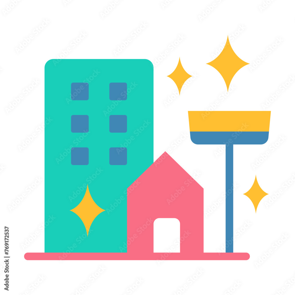 Fototapeta premium Exterior Cleaning Icon
