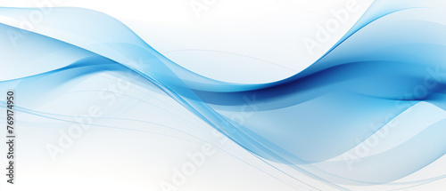 Elegant Abstract Blue Wave Background for Stylish Design
