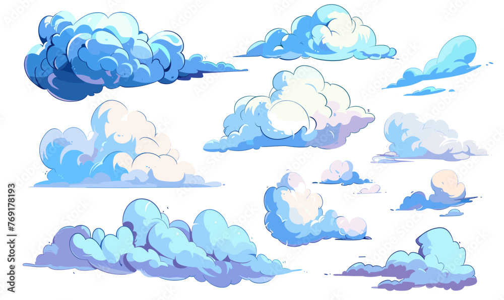 set of cloud vector on a white background, sky, heaven, vector, collection, group set of cloud vector on a white background, sky, heaven, vector, collection, group