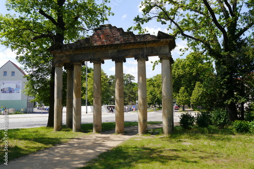 Kolonade im Park in Dessau