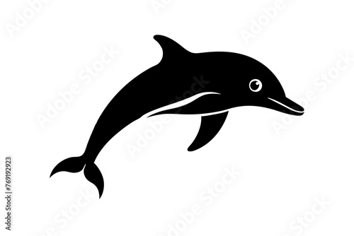 dolphin silhouette vector illustration