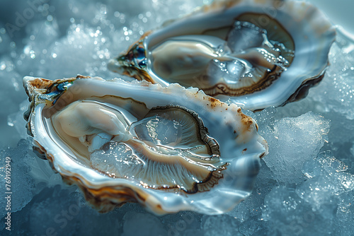 Two Oysters on Ice