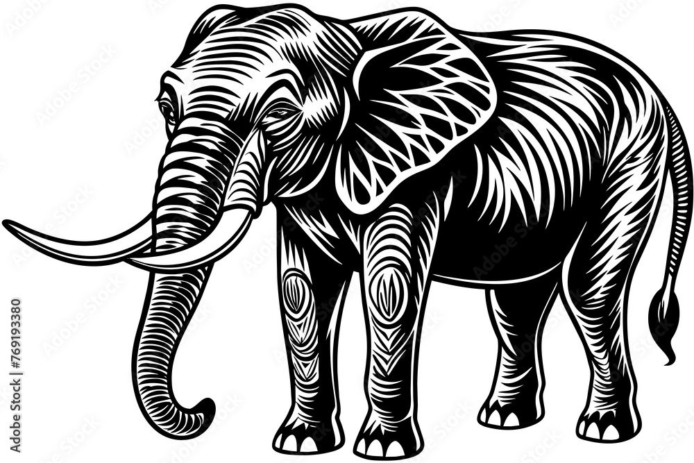 elephant silhouette vector illustration elephant silhouette vector illustration