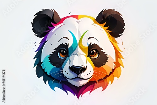 Kaleidoscopic Panda Portrait.

Colorful and charismatic panda face, perfect for vibrant designs and wildlife art.