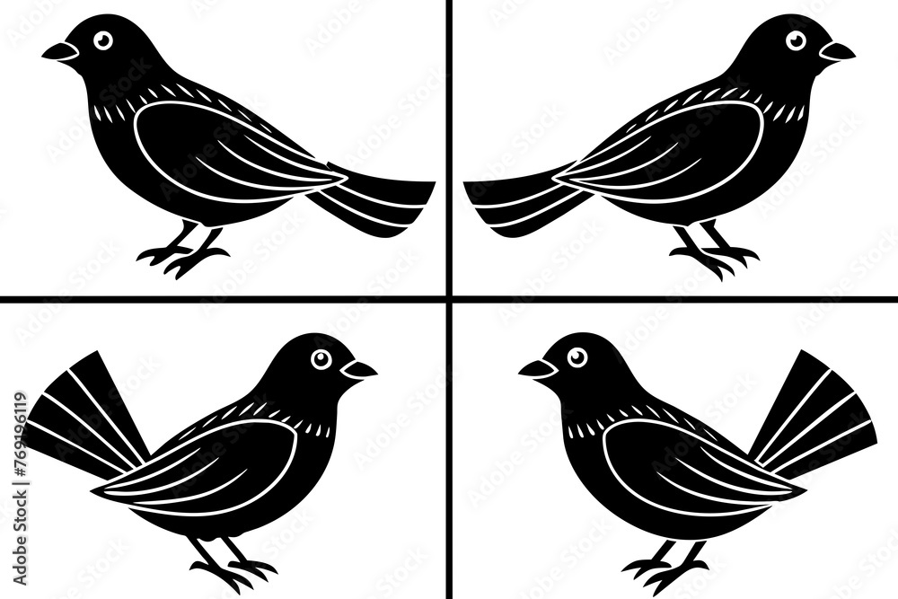ginger bird vector silhouette vector illustration ginger bird vector silhouette vector illustration