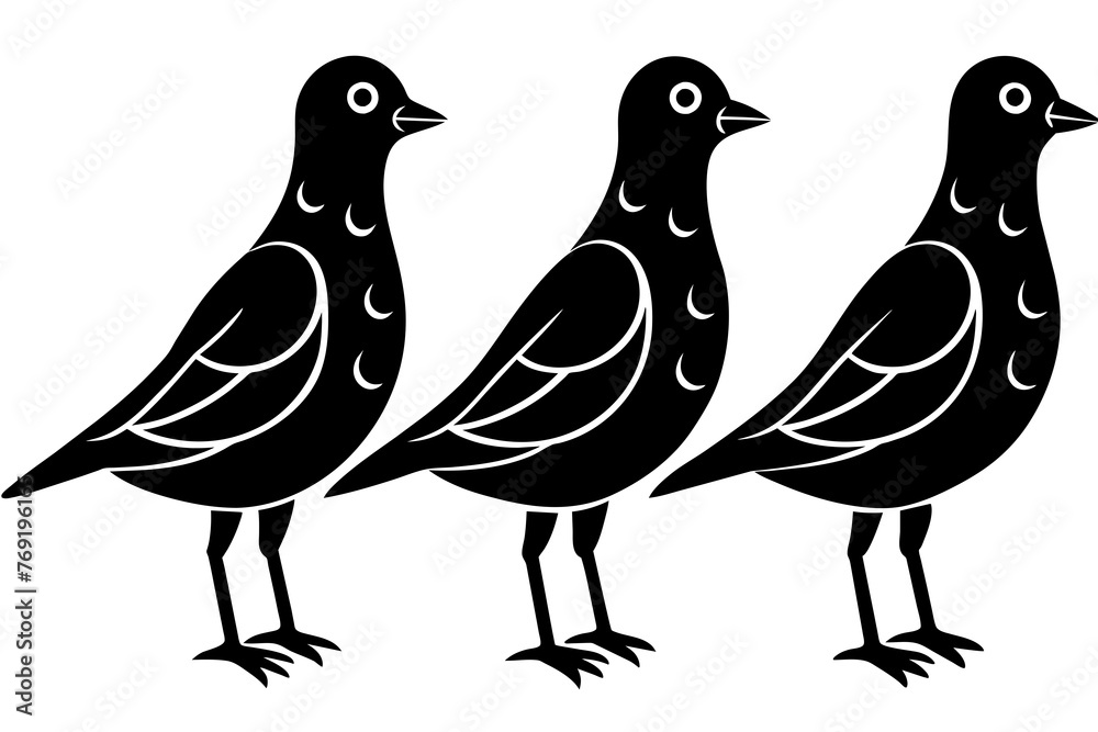 ginger bird vector silhouette vector illustration ginger bird vector silhouette vector illustration