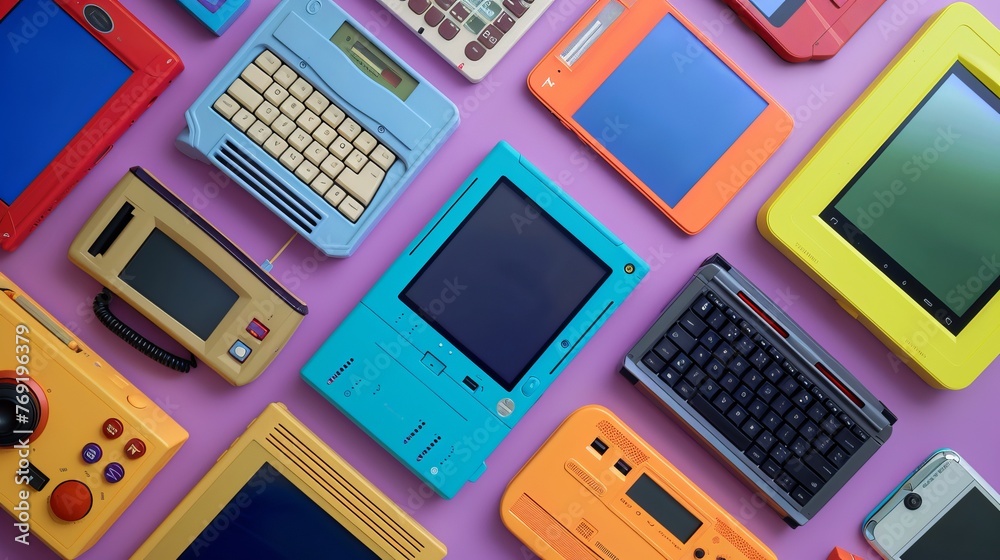 In the vibrant and colorful era of the 80s, personal computers (PCs ...
