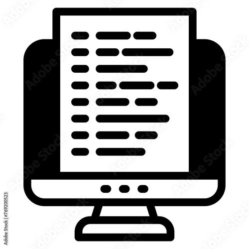 computer with programing code