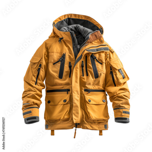 Anorak isolated on transparent png background. Generative ai