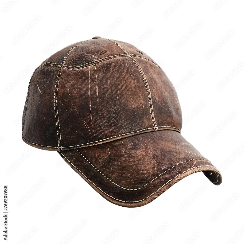 Cap isolated on transparent png background. Generative ai Cap isolated on transparent png background. Generative ai