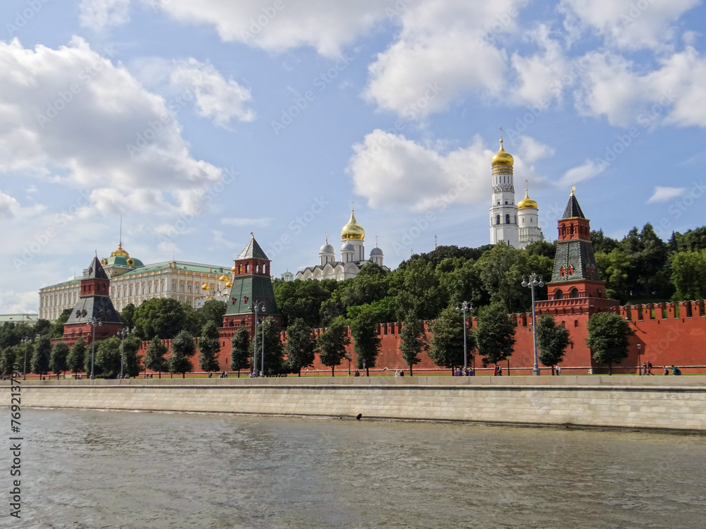 General view of the Kremlin and Red Square in Moscow