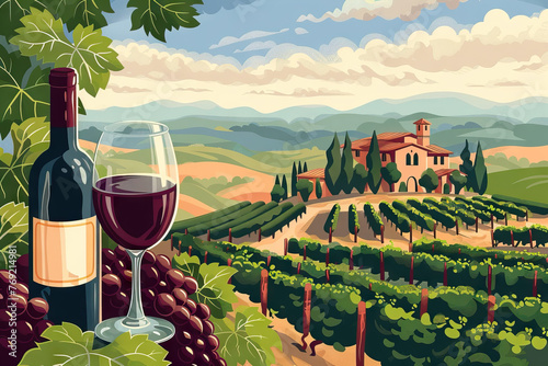 Tuscan Wine Tasting: Sampling Chianti and Brunello Wines in Picturesque Vineyards photo