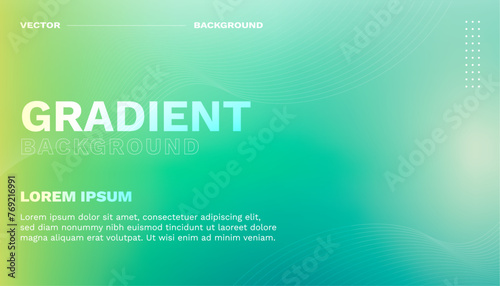 Gradient green tones background