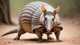 An Armadillo With Its Nose Twitching As It Sniffs