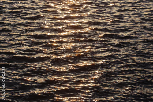 Foto 夕日の波