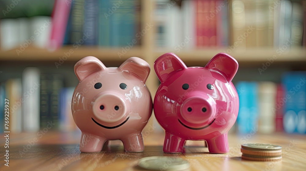 Saving for a Home: A Conceptual Image of Mortgage and Savings Saving for a Home: A Conceptual Image of Mortgage and Savings