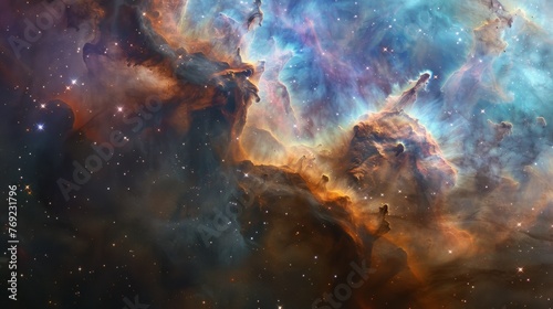 Ethereal Cosmic Nebula © GoGameGod