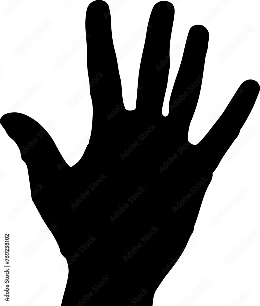 Fototapeta premium five finger