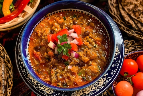 Delicious Qursan Meat Dishes: Traditional Arabic Food, Tabletop View