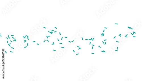 green confetti sprinkles decoration png