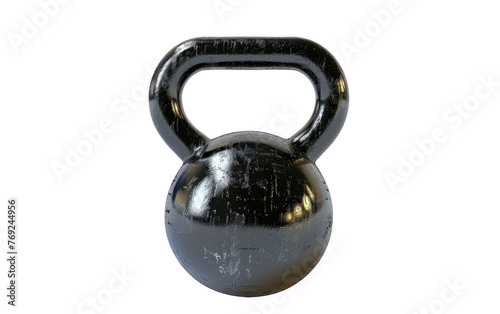 Gym Ballast: The Kettlebell isolated on transparent Background