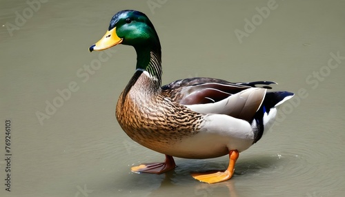 A Duck With A Quirky And Amusing Pose