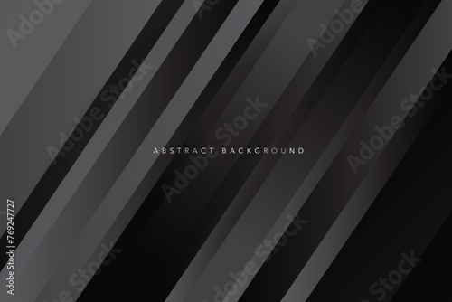 Black abstract background illustration with dark geometric graphic concept