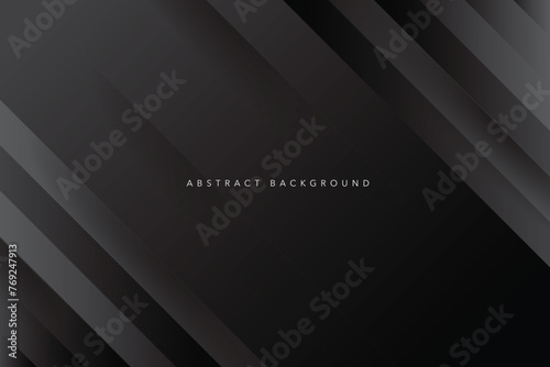 Black abstract background illustration with dark geometric graphic concept