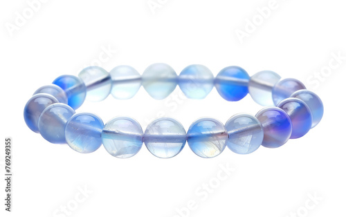 Gleaming Moonstone Bracelet isolated on transparent Background