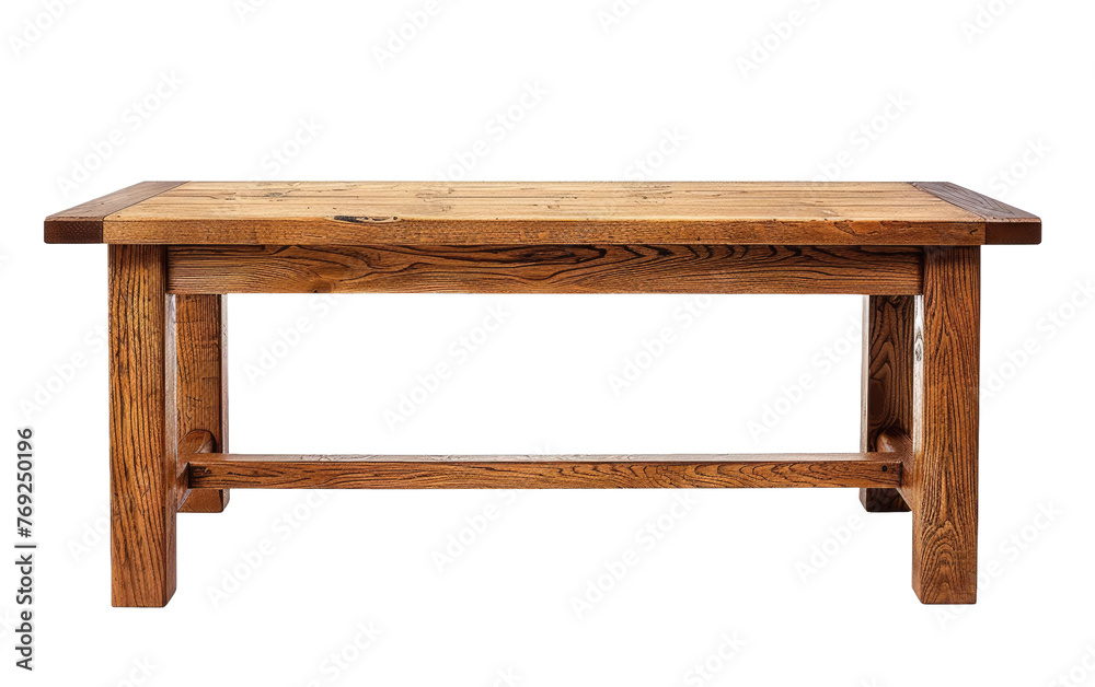 Table Carved from Oak isolated on transparent Background Table Carved from Oak isolated on transparent Background