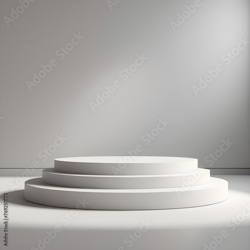 a white podium on the bottom