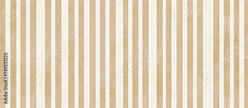 Beige and white vertical parallel stripe pattern on a seamless background.