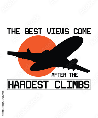 Airplane t shirt design vector illustration