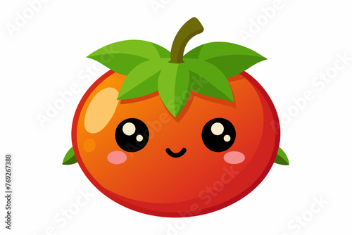 tamarillo food vector illustration
