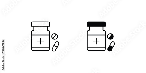 science symbol icon with white background vector stock illustration