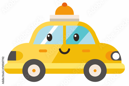 cute tsxi vector illustration