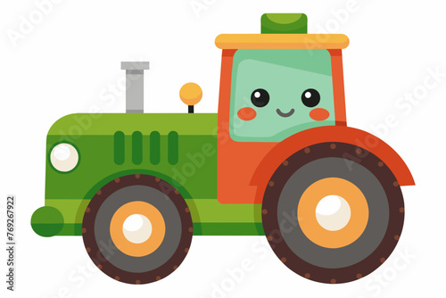 tractor vector illustration