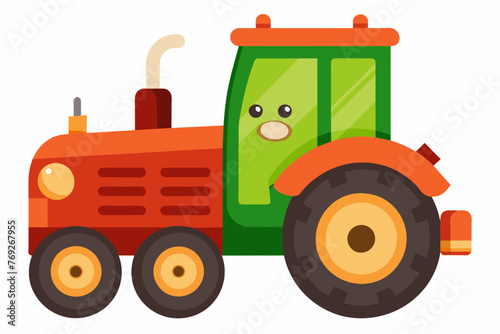 tractor vector illustration