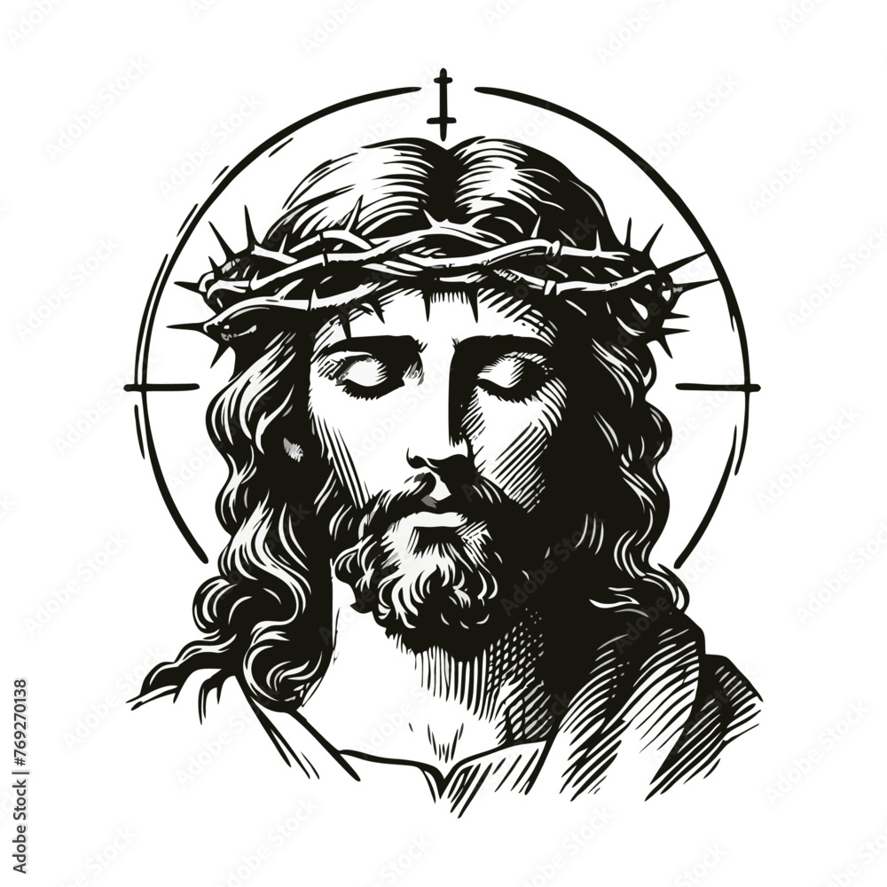 Jesus Christvector Jesus Christ Vector illustration. Stock Vector | Adobe Stock