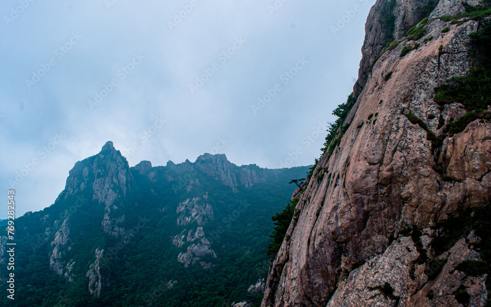 Landscape view of Mount Wolchulsan in South Korea. Landscape view of Mount Wolchulsan in South Korea.